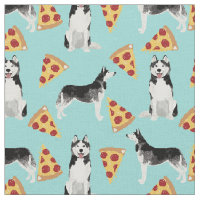 Perros Hussein pizza amante azul claro