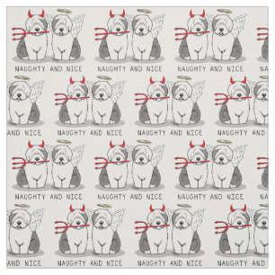 Tela Perros ingleses tristes y bonitos (Gris 1)