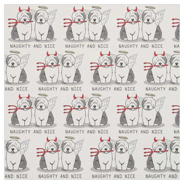 Tela Perros ingleses tristes y bonitos (Gris 1) (Retal)