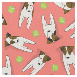 Tela Perros Jack Russell con pelotas de tenis CUALQUIER