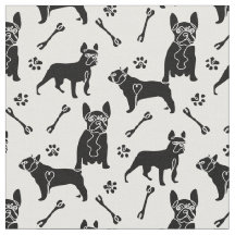 Perros negros y blancos franceses