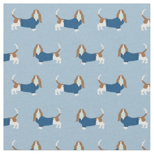 Tela Perros perritos de la corteza basset