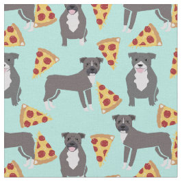 Tela Perros Pitbull pizza menta