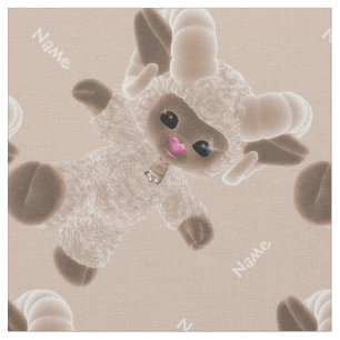 Tela Personaliza la patada del bebé Plush Toy Ram Brown