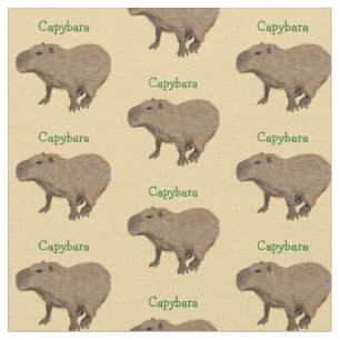 Tela Personalizable Capybara Fabric