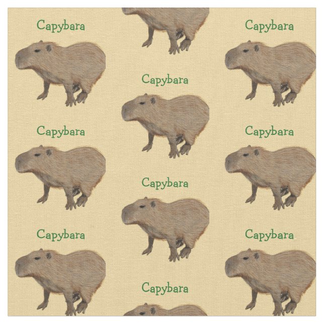 Tela Personalizable Capybara Fabric (De cerca)