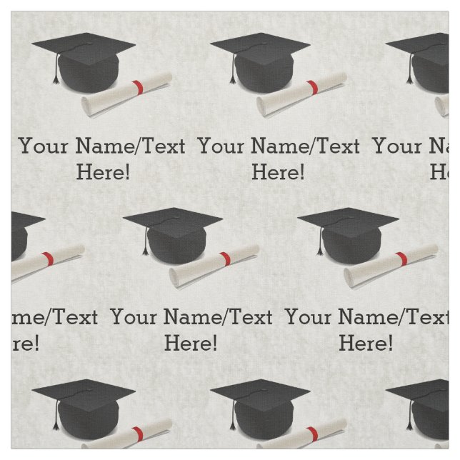 Tela Personalizable del diploma del casquillo de la (Retal)