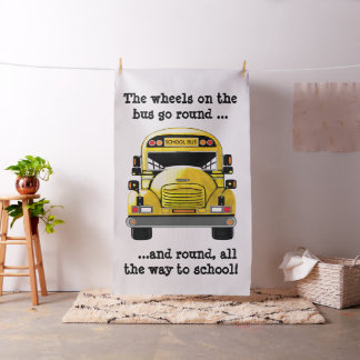 Tela personalizada autobús escolar