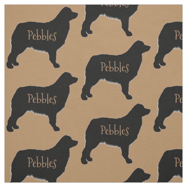 Tela Personalizado Australian Shepherd Dog Fabric (Retal)