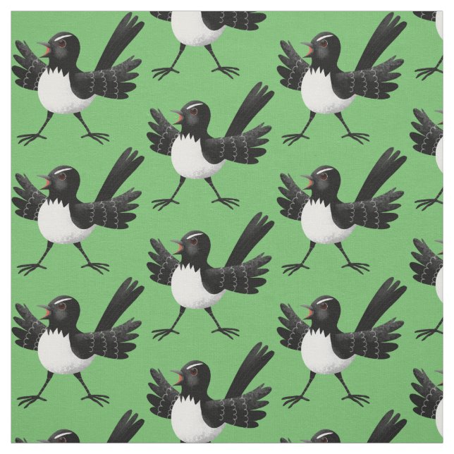 Tela Personalizado australiano Willie Wagtail (Retal)