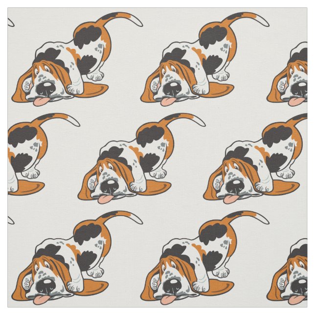 Tela personalizado Basset Hound (Retal)