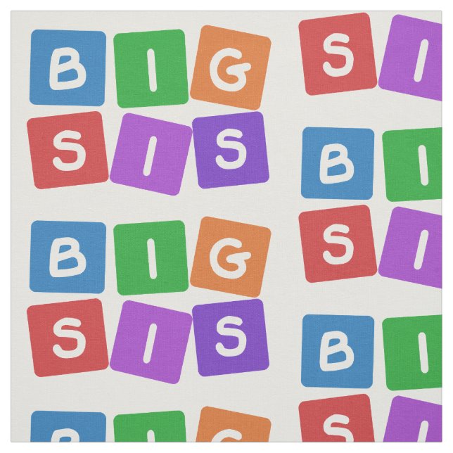 tela personalizado Big Sis (Retal)