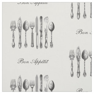 Tela Personalizado blanco negro de Appetit del Bon de