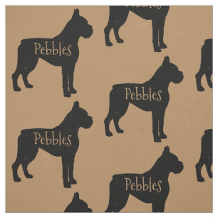 Tela Personalizado Boxer Dog Fabric