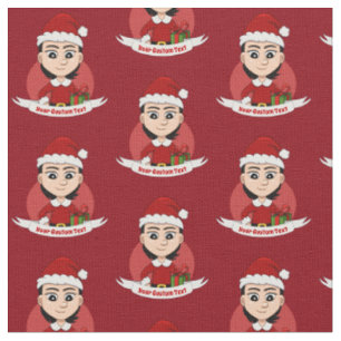 tela personalizado chica navidades