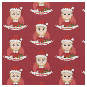 Tela personalizado chica navidades
