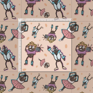 Tela Personalizado Coffee Bean Dance Fiesta