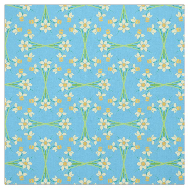 Tela Personalizado Daffodils de primavera sobre el teji (Retal)