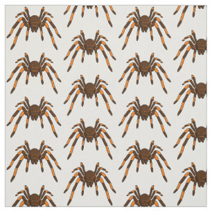 Tela Personalizado de araña tarántula arenosa marrón y 