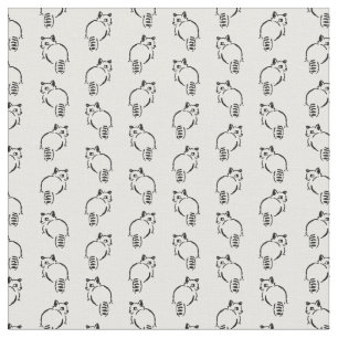 Tela PERSONALIZADO de arte animal de mapache