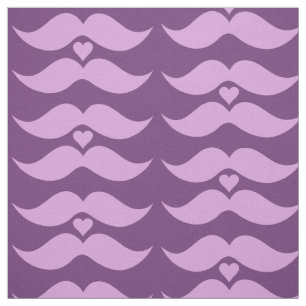 Tela personalizado de bigotes rosados