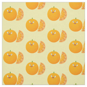 Tela Personalizado de cítricos de feliz naranja