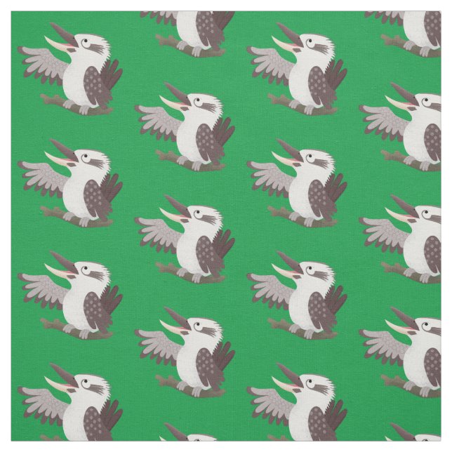 Tela Personalizado de kookaburra gracioso (Retal)