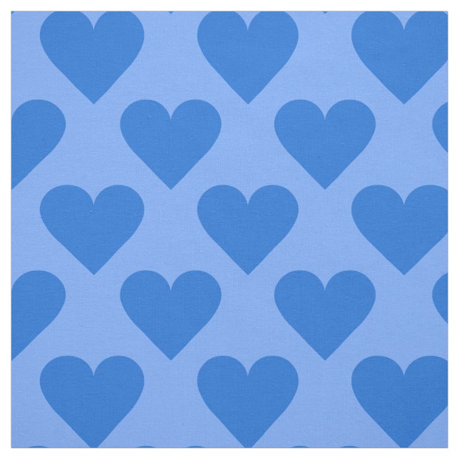 tela personalizado de los corazones azules (Retal)