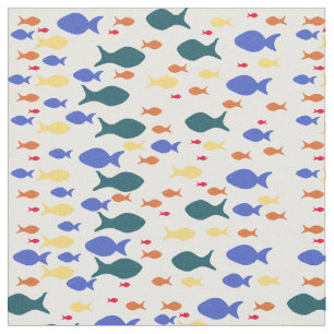 Tela Personalizado de los pescados Algodón confitado (5