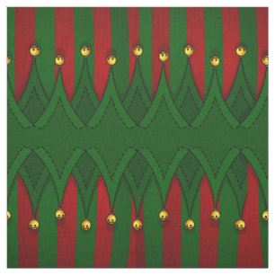 Tela Personalizado de Navidades de Fabric Elf de Holida