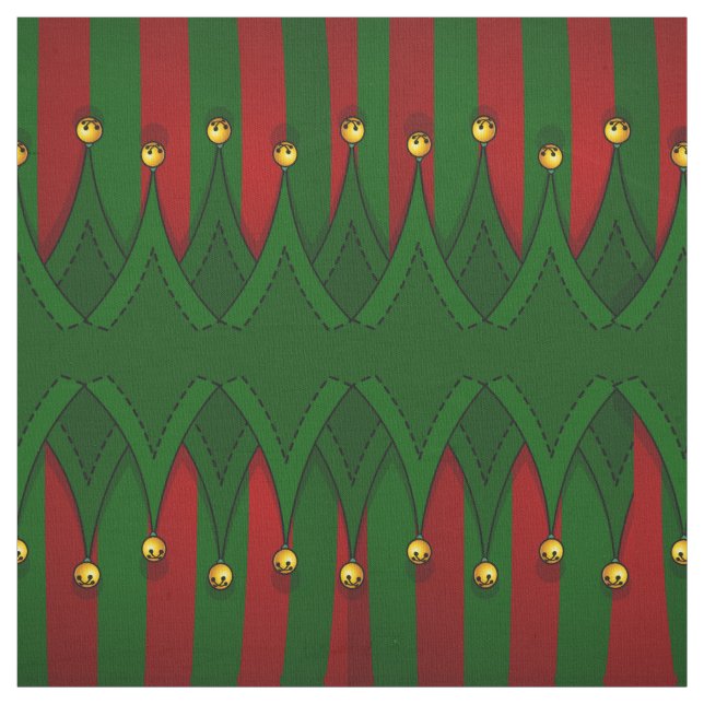 Tela Personalizado de Navidades de Fabric Elf de Holida (Retal)