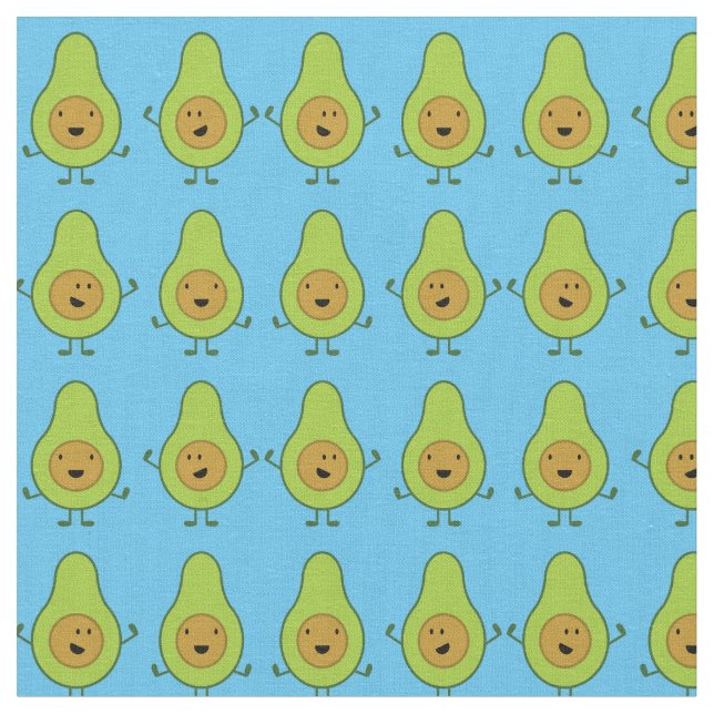 Tela Personalizado de niños aguacate cute (De cerca)