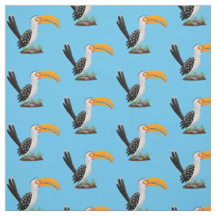 Tela Personalizado de pájaro safari de buey amarillo di