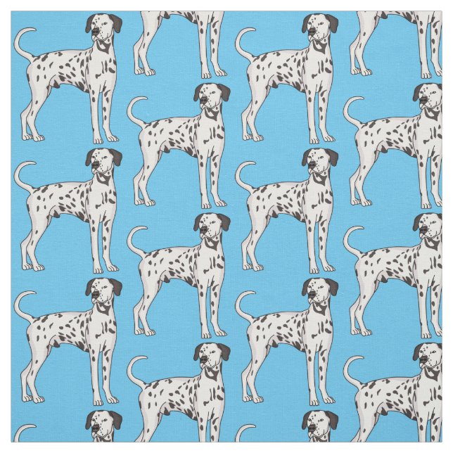 Tela Personalizado de perro dalmatiano (Retal)