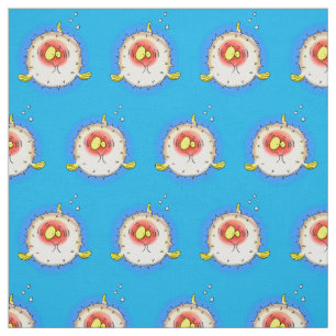 Tela Personalizado de pescado porcupy de marisco de pur