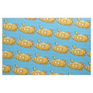 Tela Personalizado de submarino amarillo