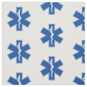 Tela Personalizado del símbolo del paramédico de EMT