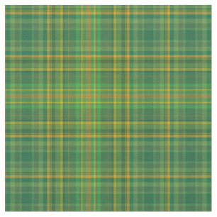 Tela Personalizado del tartán verde rico (plaid)
