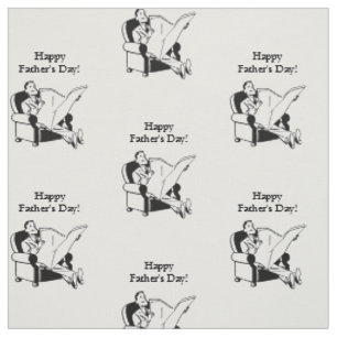 Tela Personalizado Funny Happy Fathers Day Fabrton Cott