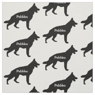 Tela Personalizado German Shepherd Dog Silhouette