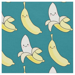 Tela Personalizado Infantil Cute Banana Kawaii