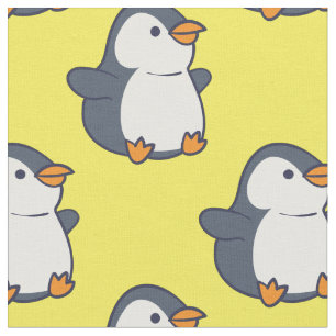Tela Personalizado Infantil Cute Penguin