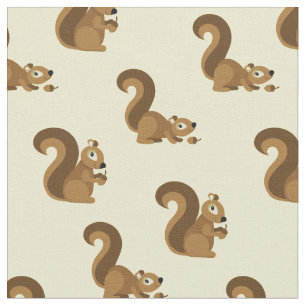 Tela Personalizado Infantil de Cute Squirrels