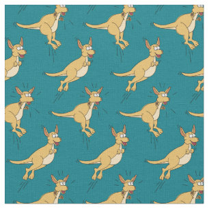 Tela Personalizado Kangaroos Cute Kids