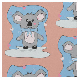 Tela Personalizado Koala con tejido de corazón para niñ