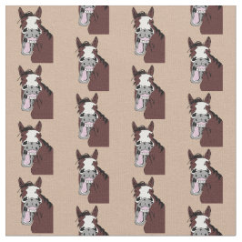 Tela Personalizado Laughing Horse Funny Animal Art