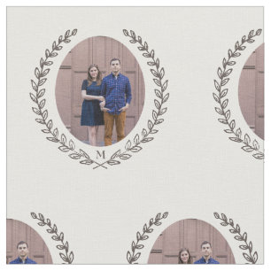 Tela Personalizado Laurel Monograma