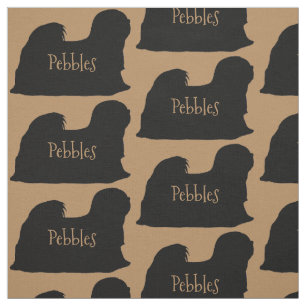 Tela Personalizado Lhasa Apso Dog Fabric