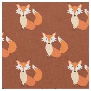 Tela Personalizado lindo Fox Baby Nursery Kids Room