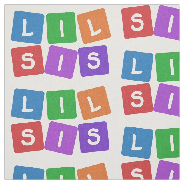 tela personalizado Little Sis (Retal)